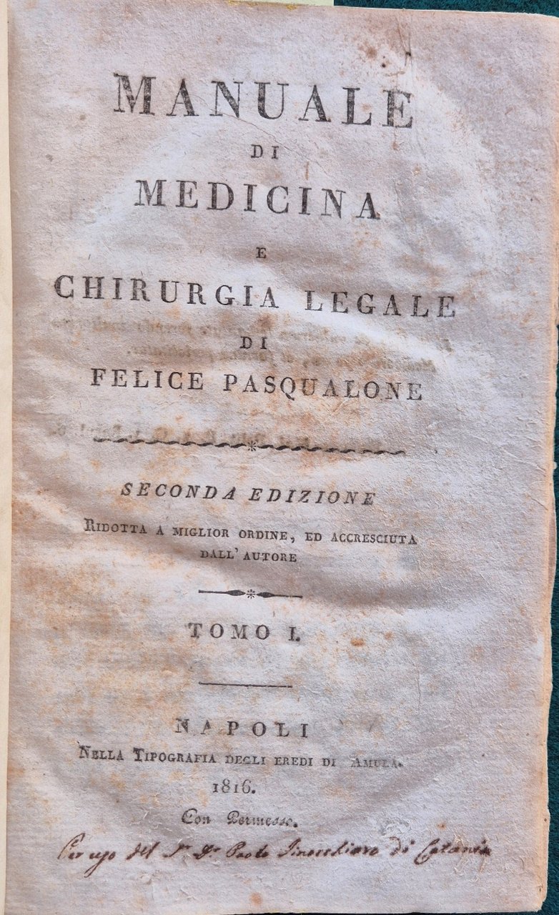 Manuale di medicina e chirurgia legale
