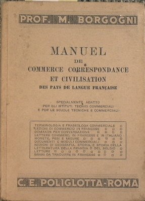 Manuel de commerce correspondance et civilisation de pays de langue …