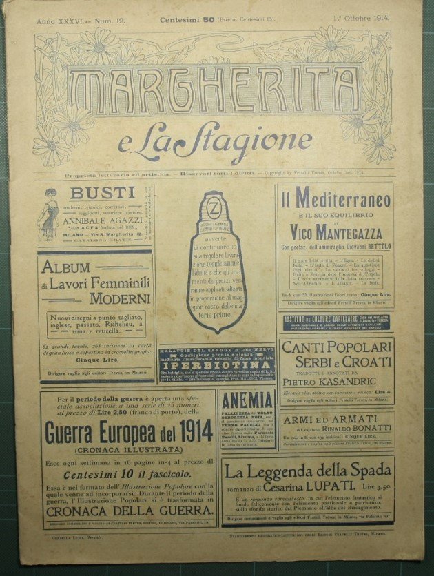 Margherita e la stagione - 1 Ottobre 1914