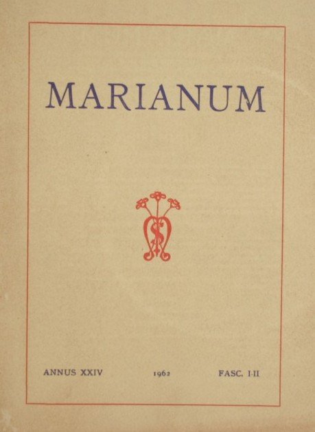 Marianum - Gennaio-Aprile 1962