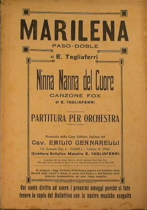 Marinella ( paso doble ) - Ninna nanna del cuore …