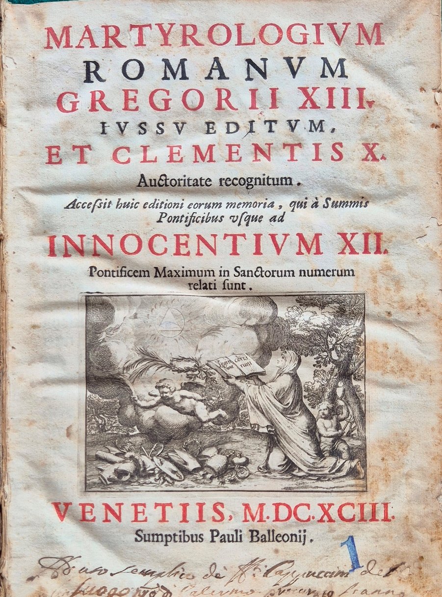 Martyrologium romanum Gregorii XIII iussu editum et Clementis X auctoritate …