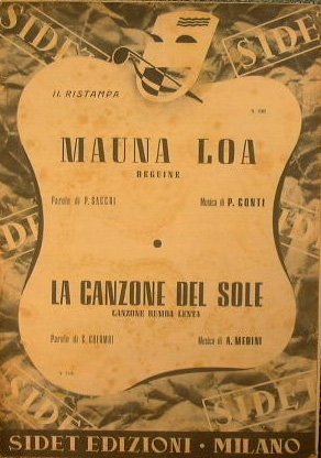 Mauna loa ( beguine ) - La canzone del sole …