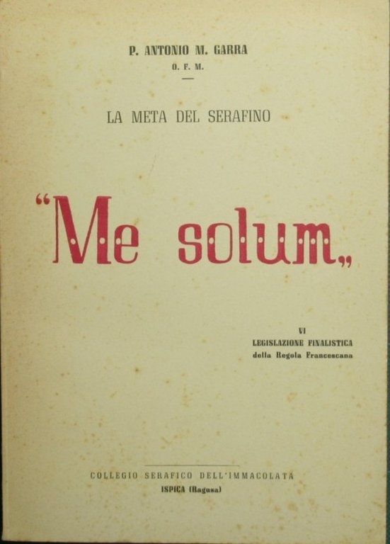 Me solum