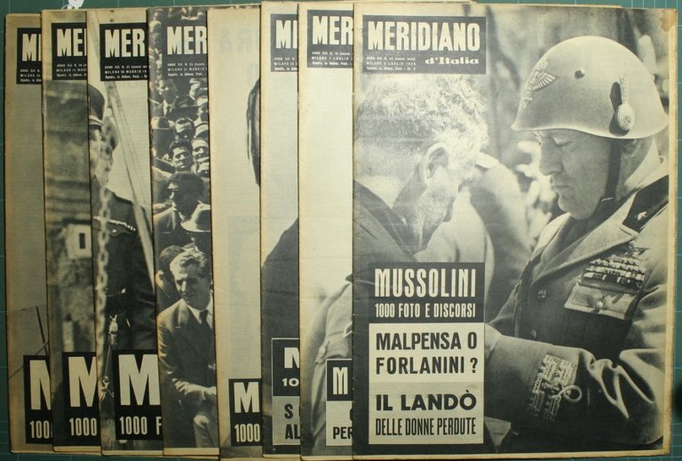 Meridiano d'Italia. Nn. 16/25