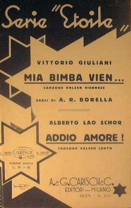 Mia bimba vien ( canzone valzer viennese ) - Addio …