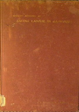 Modern methods of saving labour in Gasworks