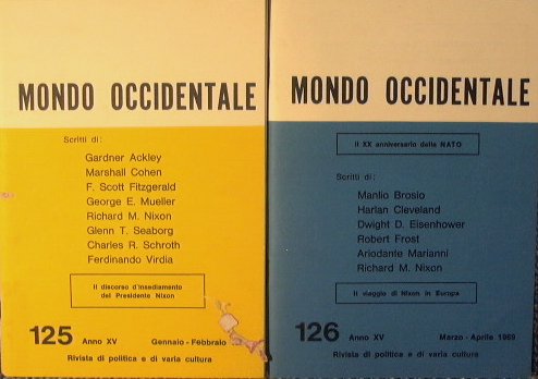 Mondo Occidentale. Rivista di politica e di varia cultura.