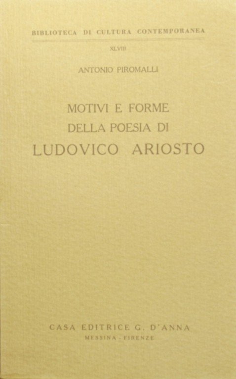 Motivi e forme della poesia di Ludovico Ariosto