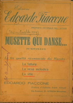 Musette qui danse ( intermezzo )