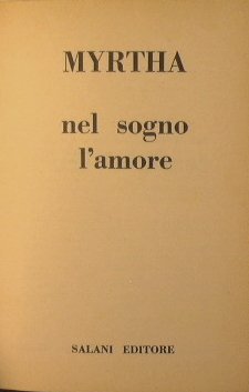 Nel sogno l'amore