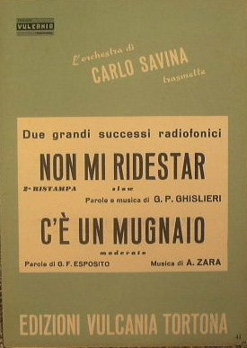 Non mi ridestar ( slow ) - C'è un mugnaio …