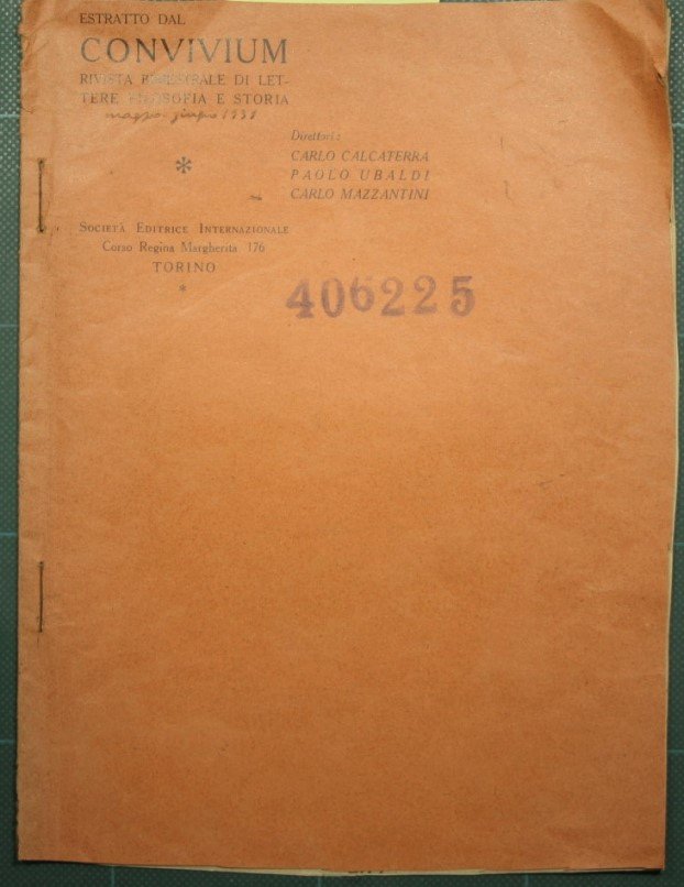 Note e discussioni - L'estetica del Flora