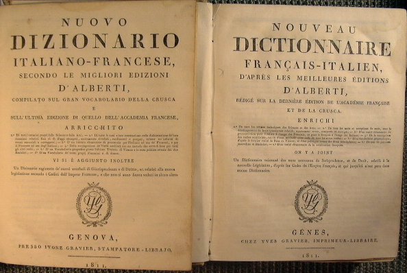 Nouveau dictionnaire francais-italien, d'apres les meilleurs editions d'Alberti, redige sur …