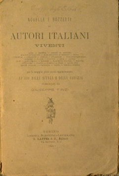 Novelle e bozzetti di Autori Italiani viventi