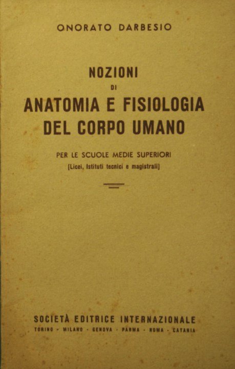 Nozioni di anatomia e fisiologia del corpo umano