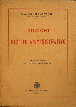 Nozioni di Diritto Amministrativo.