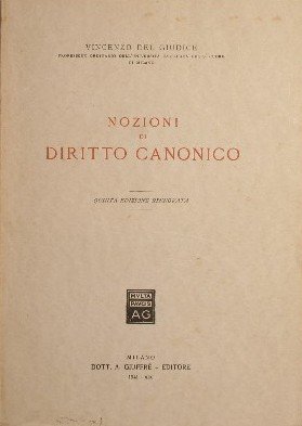 Nozioni di Diritto Canonico