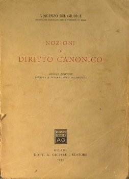 Nozioni di diritto canonico