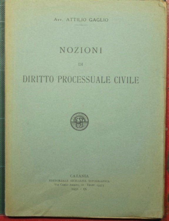 Nozioni di diritto processuale civile