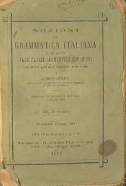 Nozioni di grammatica italiana