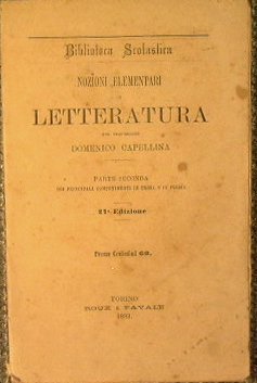 Nozioni elementari di letteratura