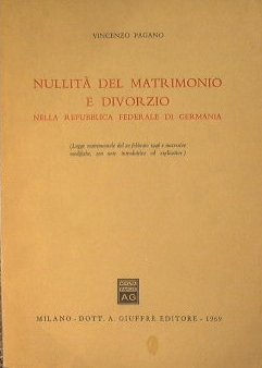 Nullità del matrimonio e divorzio nella Repubblica Federale di Germania