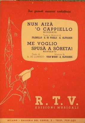 Nun aizà o Cappiello ( moderato ) - Me voglio …