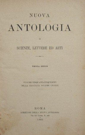 Nuova antologia. 1895