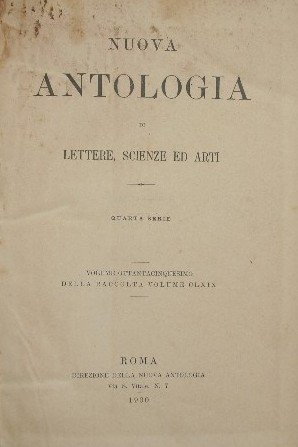 Nuova antologia. 1900