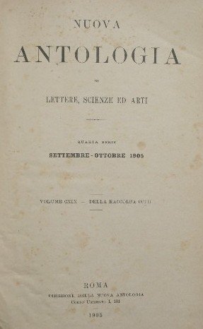 Nuova antologia. Vol. CXIX