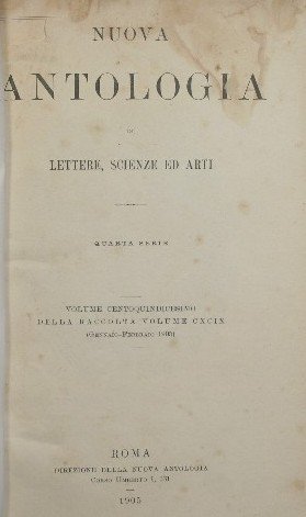 Nuova antologia. Vol. CXV