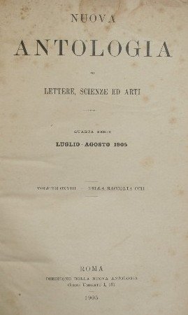 Nuova antologia. Vol. CXVIII