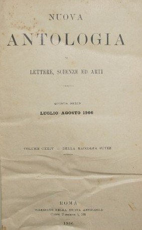 Nuova antologia. Vol. CXXIV