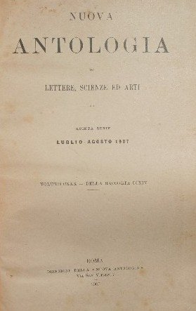 Nuova antologia. Vol. CXXX