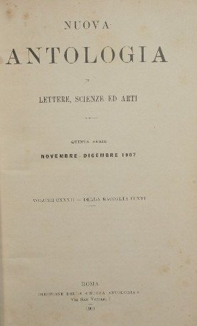 Nuova antologia. Vol. CXXXII