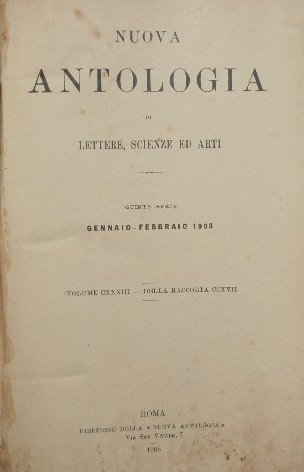 Nuova antologia. Vol. CXXXIII