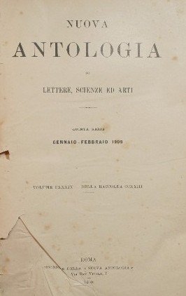 Nuova antologia. Vol. CXXXIX