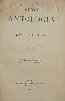 Nuova antologia. Vol. LI