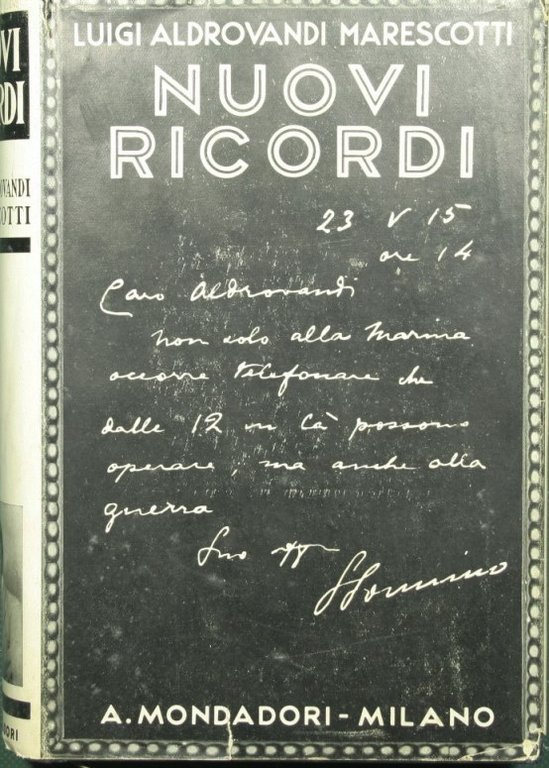 Nuovi ricordi e frammenti di diario