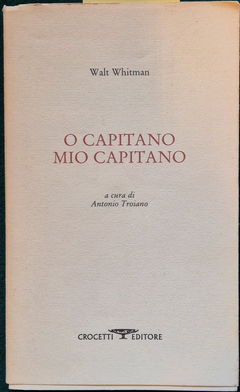 O capitano mio capitano
