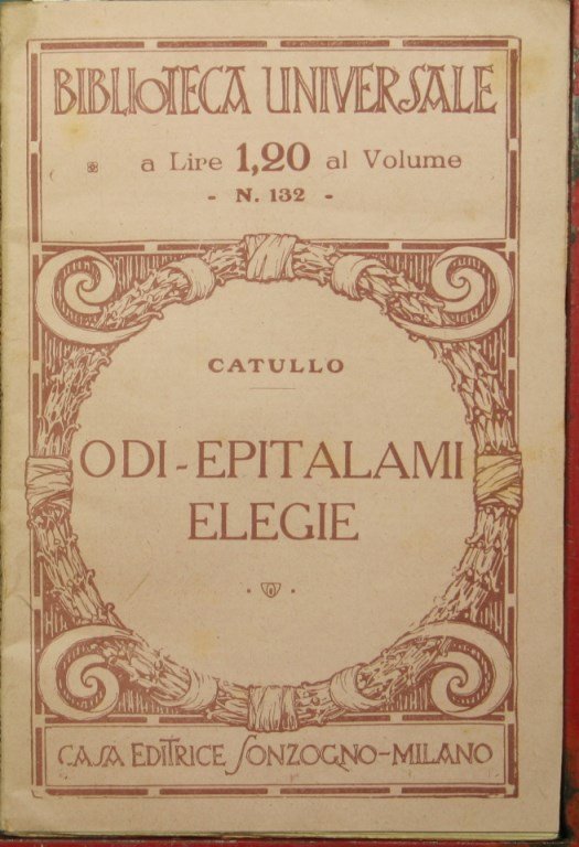 Odi. Epitalami. Elegie