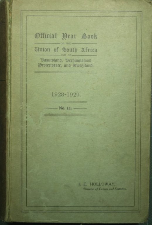 Official year book of the Union of South Africa and …