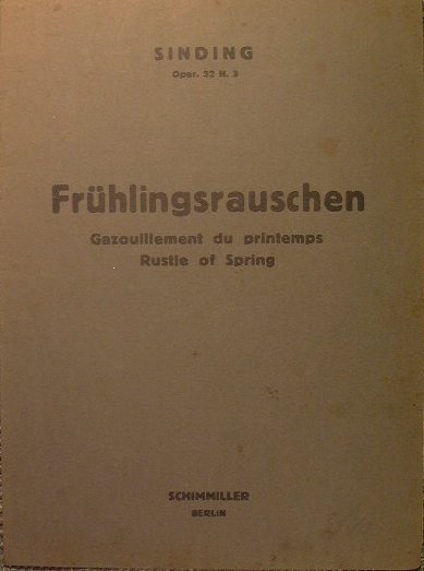 Opera 32 n.3 Fruhlingsrauschen