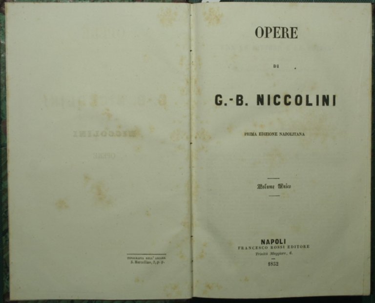 Opere di G.-Niccolini
