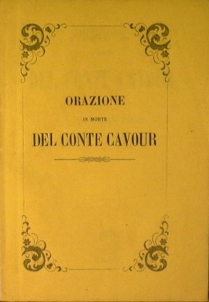 Orazione in morte del Conte Cavour