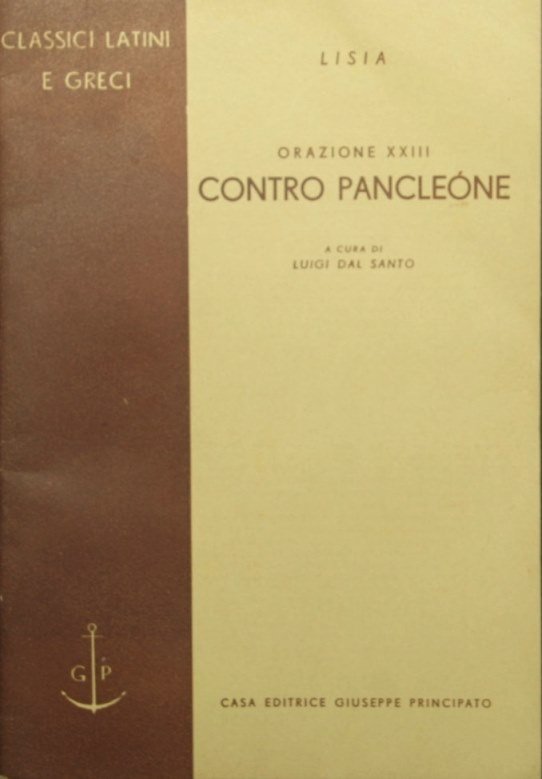 Orazione n. XXIII Contro Pancleone