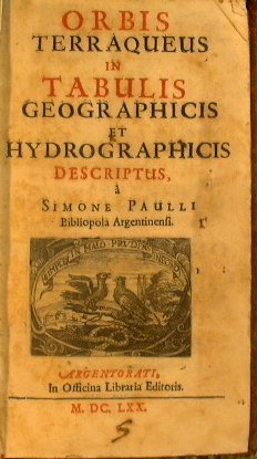 Orbis terraqueus in tabulis geographicis et hydrographicis descriptus, a Simone …