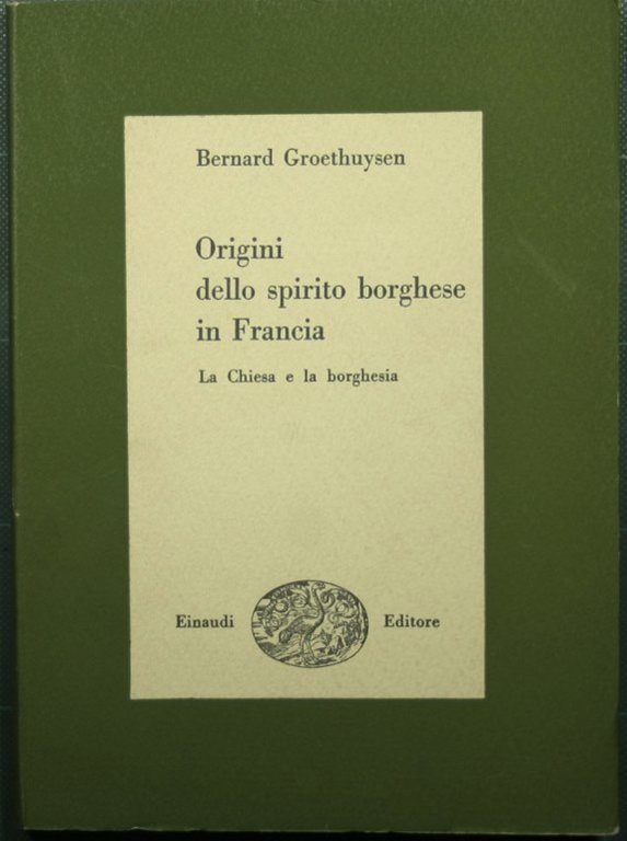 Origini dello spirito borghese in Francia