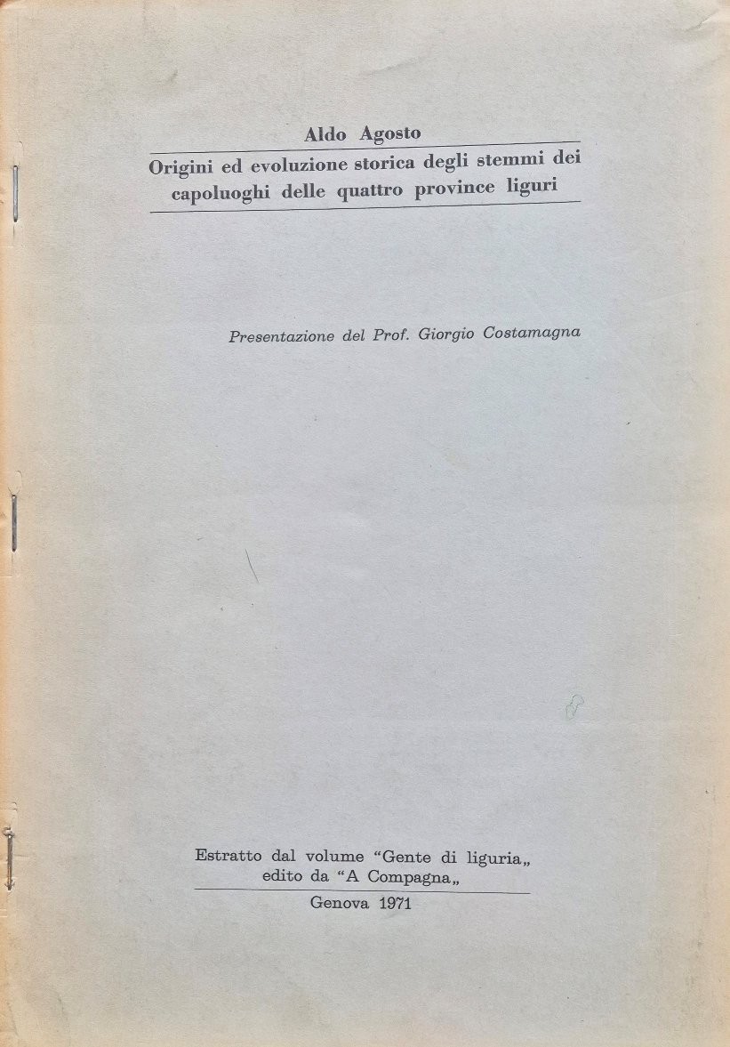 Origini ed evoluzione storica degli stemmi dei capoluoghi delle quattro …